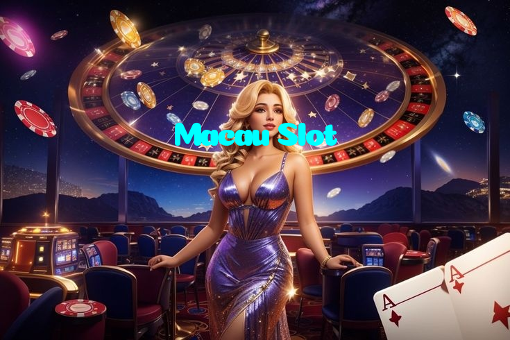 Macau Slot casino presented on mobile device in Pakistan with slots and live games